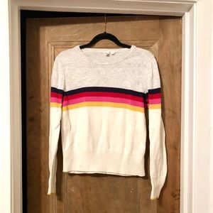 Gap Striped Crewneck Sweater